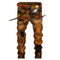 Mid Waist Jeans Vintage Jeans Straight Pants Men's Ripped Jeans